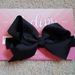 Fit Clip Black Bow